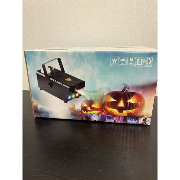 2-in-1 Fog Machine With 9 LED Lights For Halloween Parties, Trick Or Treat, Deco - Picture 1 of 5